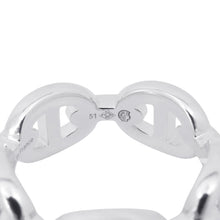 将图像加载到图库查看器中，HERMES Chaine d&#39;Ancre Anchene Ring Size PM/51/#11 SV925
