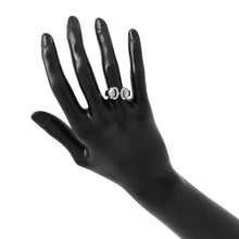 Load image into Gallery viewer, CARTIER 2C Boucluse Ring Size 51/#11B4071000/B4071051 18K White Gold
