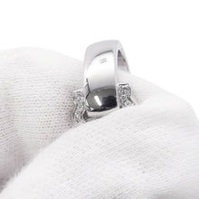 Load image into Gallery viewer, CARTIER 2C Boucluse Ring Size 51/#11B4071000/B4071051 18K White Gold
