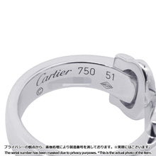 将图像加载到图库查看器中，CARTIER 2C Boucluse Ring Size 51/#11B4071000/B4071051 18K White Gold
