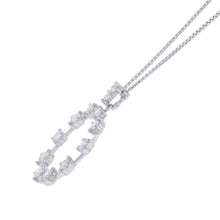 将图像加载到图库查看器中，MONNICKENDAM Monnickendam Circle Diamond Necklace Pt850 Pt900
