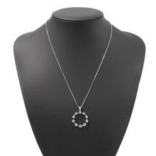 将图像加载到图库查看器中，Monnickendam Circle Diamond Necklace Pt850 Pt900
