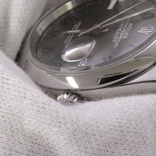 将图像加载到图库查看器中，ROLEX Datejust 36 W36mm Stainless Steel Slate Dial126200
