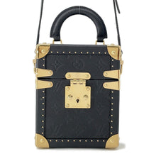 将图像加载到图库查看器中，LOUIS VUITTON Camera box NoirM11131 Monogram Empreinte Leather
