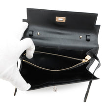 将图像加载到图库查看器中，HERMES Kelly wallet long to go Black Chevre Shamqila
