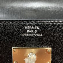 将图像加载到图库查看器中，HERMES Kelly wallet long to go Black Chevre Shamqila
