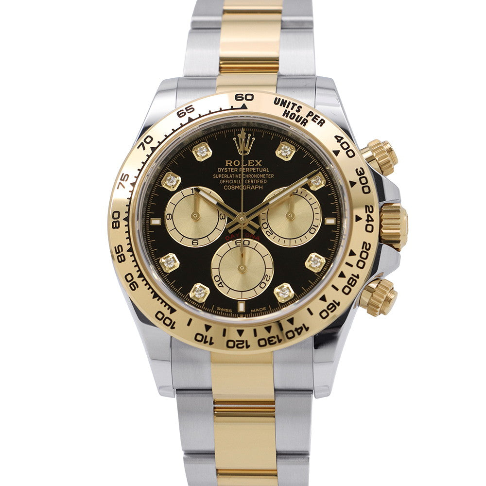 ROLEX Cosmograph Daytona W40mm Stainless Steel K18YG Bright Black/Golden Dial126503G