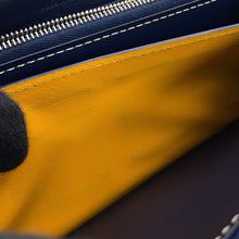 将图像加载到图库查看器中，GOYARD matignon wallet Navy BlueMATIG2GMLTY12CL12P PVC/Vozel Calf Leather
