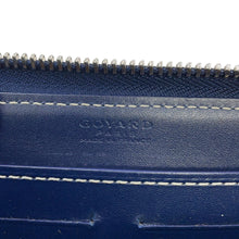 将图像加载到图库查看器中，GOYARD matignon wallet Navy BlueMATIG2GMLTY12CL12P PVC/Vozel Calf Leather
