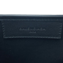 将图像加载到图库查看器中，BALENCIAGA Navy Kabas Navy339933 Canvas Leather Size S
