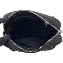 将图像加载到图库查看器中，PRADA 2WAY Logo Quilted Chain Bag Black1BH910 Nylon
