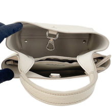 将图像加载到图库查看器中，TOD’S Timeless 2-Way Tote Bag White Leather Size Mini
