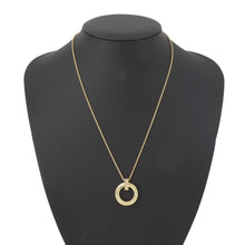 将图像加载到图库查看器中，TIFFANY&amp;Co. T-One Circle Necklace 18K Yellow Gold
