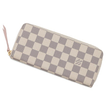 Load image into Gallery viewer, LOUIS VUITTON Portefeuille Clemence Rose BallerineN61264 Damier Azur
