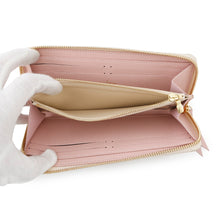 将图像加载到图库查看器中，LOUIS VUITTON Portefeuille Clemence Rose BallerineN61264 Damier Azur
