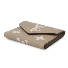 将图像加载到图库查看器中，LOUIS VUITTON Portefeuille Victorine Tourterelle claimM81861 Bicolor Monogram Empreinte Leather
