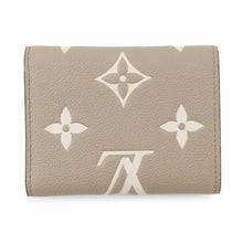 将图像加载到图库查看器中，LOUIS VUITTON Portefeuille Victorine Tourterelle claimM81861 Bicolor Monogram Empreinte Leather
