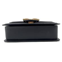 将图像加载到图库查看器中，DOLCE&amp;GABBANA DG Amore 2-way Handbag Black Calf Leather Faux Pearl
