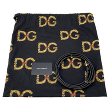 将图像加载到图库查看器中，DOLCE&amp;GABBANA DG Amore 2-way Handbag Black Calf Leather Faux Pearl
