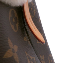 将图像加载到图库查看器中，LOUIS VUITTON Neonoe BrownM46319 Monogram Shearling Size BB
