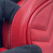 将图像加载到图库查看器中，GUCCI GG Marmont Mini Shoulder Bag Red/Beige448065 Leather Size Mini
