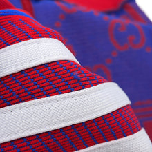 将图像加载到图库查看器中，GUCCI Adidas Collaboration GG Jersey Leggings Size M Red/Blue/White713036 Nylon95% Polyurethane5%
