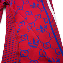将图像加载到图库查看器中，GUCCI Adidas Collaboration GG Jersey Leggings Size M Red/Blue/White713036 Nylon95% Polyurethane5%
