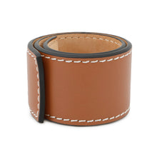 Load image into Gallery viewer, LOEWE Anagram Slap Bracelet Brown Leather
