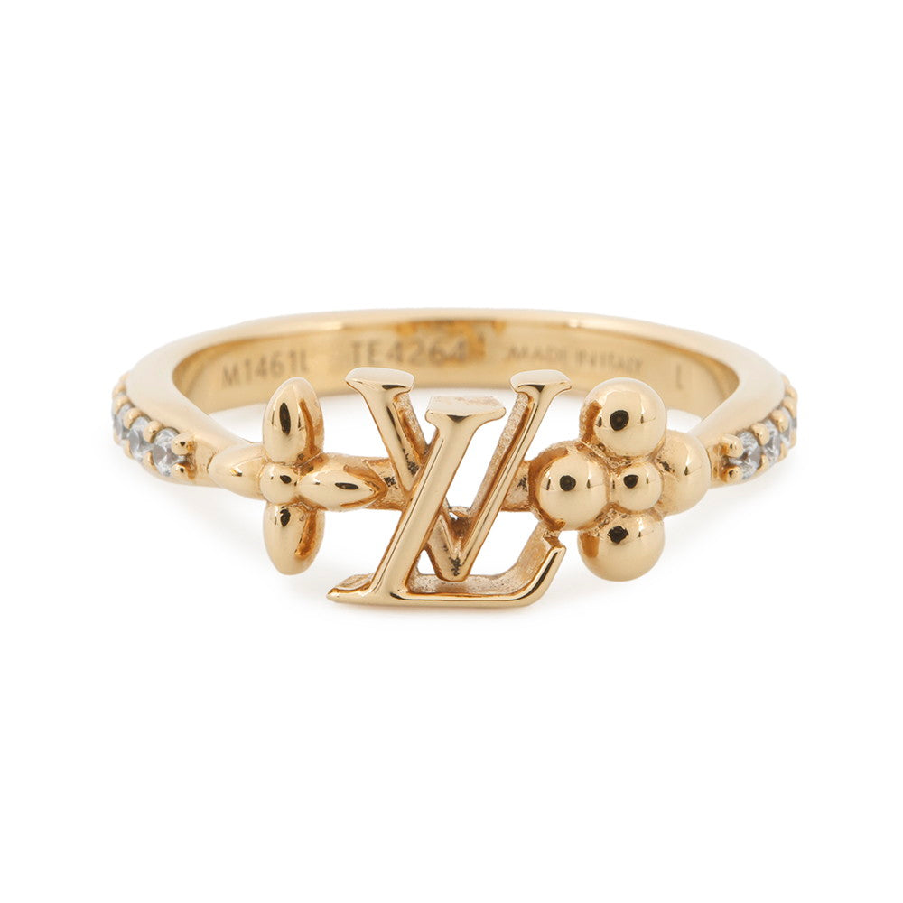 LOUIS VUITTON Icon Ring Size L GoldM1461L Metal