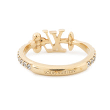 Load image into Gallery viewer, LOUIS VUITTON Icon Ring Size L GoldM1461L Metal
