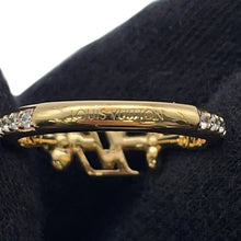 Load image into Gallery viewer, LOUIS VUITTON Icon Ring Size L GoldM1461L Metal
