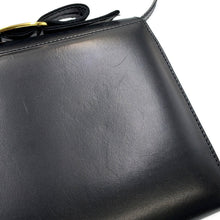 Load image into Gallery viewer, Ferragamo Vala Ribbon Shoulder Black Leather
