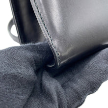 Load image into Gallery viewer, Ferragamo Vala Ribbon Shoulder Black Leather
