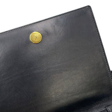 Load image into Gallery viewer, Ferragamo Vala Ribbon Shoulder Black Leather
