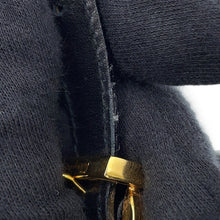 Load image into Gallery viewer, Ferragamo Vala Ribbon Shoulder Black Leather
