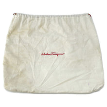 Load image into Gallery viewer, Ferragamo Vala Ribbon Shoulder Black Leather
