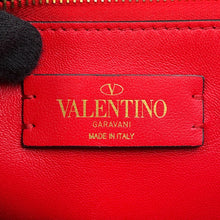 Load image into Gallery viewer, Valentino Garavani Filmy Tote Bag Jasmin Flower/BordeauxXW9B0F95GVH0RO Leather Size Large
