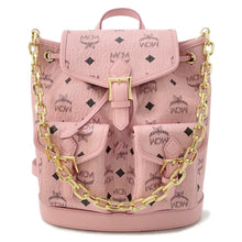 Load image into Gallery viewer, MCM Visetos AREN VI Backpack Soft pinkMWKFATA02PZ001 Leather Size Mini

