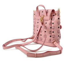 Load image into Gallery viewer, MCM Visetos AREN VI Backpack Soft pinkMWKFATA02PZ001 Leather Size Mini
