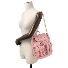 Load image into Gallery viewer, MCM Visetos AREN VI Backpack Soft pinkMWKFATA02PZ001 Leather Size Mini
