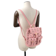 Load image into Gallery viewer, MCM Visetos AREN VI Backpack Soft pinkMWKFATA02PZ001 Leather Size Mini
