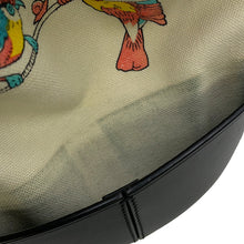 将图像加载到图库查看器中，LOEWE Paula Ibiza Balloon Shoulder White/Black Canvas Leather Size Small
