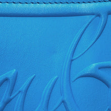 将图像加载到图库查看器中，Christian Louboutin Rubishore basket bag Beige/Blue1215220 Raffia Leather
