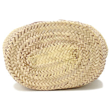将图像加载到图库查看器中，CELINE Teen Triomphe Classic Panier Basket Bag Tan/Natural194002CGG.25FO Raffia Leather
