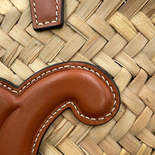 Load image into Gallery viewer, CELINE Teen Triomphe Classic Panier Basket Bag Tan/Natural194002CGG.25FO Raffia Leather
