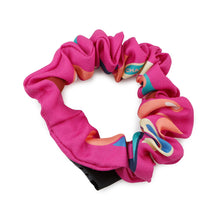 将图像加载到图库查看器中，CHANEL Scrunchie Ribbon Pink/Multicolor Silk100%

