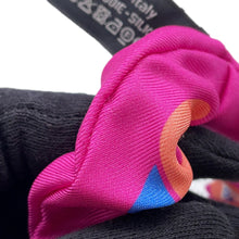 将图像加载到图库查看器中，CHANEL Scrunchie Ribbon Pink/Multicolor Silk100%
