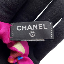将图像加载到图库查看器中，CHANEL Scrunchie Ribbon Pink/Multicolor Silk100%

