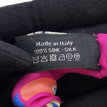 将图像加载到图库查看器中，CHANEL Scrunchie Ribbon Pink/Multicolor Silk100%
