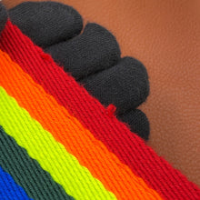 将图像加载到图库查看器中，LOEWE Goya Anagram Backpack Blue/White/Brown335.72.S53 Canvas Leather
